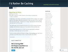 Tablet Screenshot of bcaching.wordpress.com