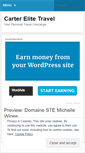 Mobile Screenshot of carterelitetravel.wordpress.com