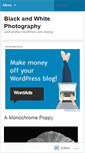 Mobile Screenshot of blackandwhitephotographygallery.wordpress.com