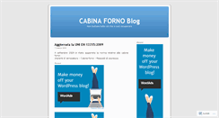 Desktop Screenshot of cabinaforno.wordpress.com