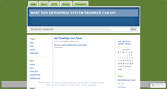 Desktop Screenshot of enterprisesystemsengineer.wordpress.com
