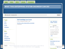 Tablet Screenshot of enterprisesystemsengineer.wordpress.com