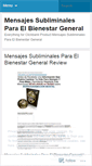 Mobile Screenshot of blogmensajessubliminales.wordpress.com