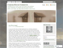 Tablet Screenshot of cornerhousecomments.wordpress.com