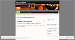 Desktop Screenshot of eugenepinball.wordpress.com