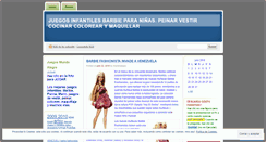 Desktop Screenshot of juegosinfantilesbarbie.wordpress.com