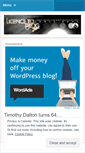 Mobile Screenshot of licencetoblog.wordpress.com