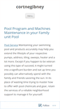 Mobile Screenshot of cortnegibney.wordpress.com