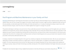 Tablet Screenshot of cortnegibney.wordpress.com
