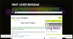 Desktop Screenshot of obatleherbengkakk.wordpress.com