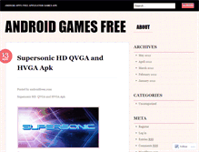 Tablet Screenshot of androidfreegames.wordpress.com