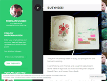 Tablet Screenshot of morganhausen.wordpress.com