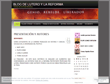 Tablet Screenshot of luteroylareforma.wordpress.com