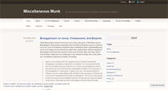 Desktop Screenshot of miscmunk.wordpress.com