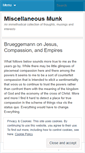 Mobile Screenshot of miscmunk.wordpress.com