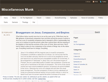 Tablet Screenshot of miscmunk.wordpress.com