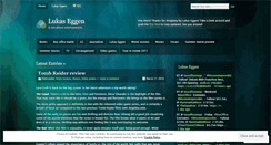 Desktop Screenshot of lukaseggen.wordpress.com