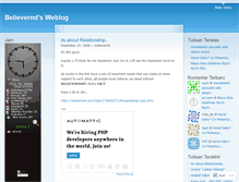 Tablet Screenshot of believernd.wordpress.com