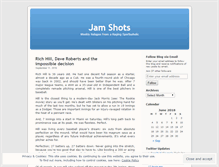 Tablet Screenshot of jamblinman.wordpress.com