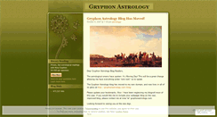 Desktop Screenshot of gryphonastrology.wordpress.com