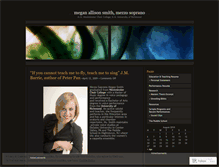 Tablet Screenshot of meganallisonsmith.wordpress.com