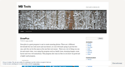 Desktop Screenshot of mbtools.wordpress.com