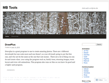 Tablet Screenshot of mbtools.wordpress.com
