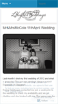 Mobile Screenshot of lhughesweddings.wordpress.com