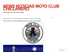 Tablet Screenshot of motoclubchiclanero.wordpress.com