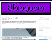Tablet Screenshot of eltoroguaco.wordpress.com