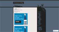 Desktop Screenshot of cristane.wordpress.com