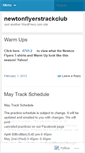 Mobile Screenshot of newtonflyerstrackclub.wordpress.com