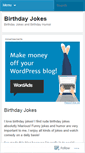 Mobile Screenshot of birthdayjokes.wordpress.com