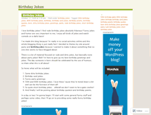 Tablet Screenshot of birthdayjokes.wordpress.com