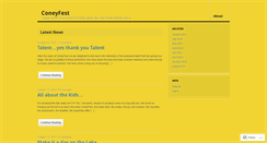 Desktop Screenshot of coneyfest.wordpress.com