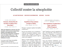 Tablet Screenshot of contrelaxenophobie.wordpress.com