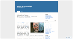 Desktop Screenshot of crosstattoosdesigns.wordpress.com