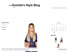 Tablet Screenshot of estrellathespian.wordpress.com