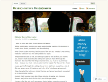 Tablet Screenshot of delhirium.wordpress.com