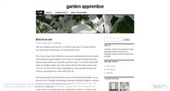 Desktop Screenshot of gardenapprentice.wordpress.com