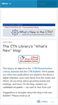 Mobile Screenshot of ctndisseminationlibrary.wordpress.com