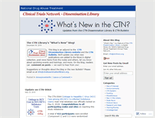 Tablet Screenshot of ctndisseminationlibrary.wordpress.com