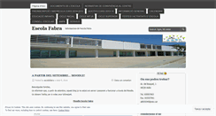 Desktop Screenshot of escolafabra.wordpress.com