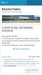 Mobile Screenshot of escolafabra.wordpress.com