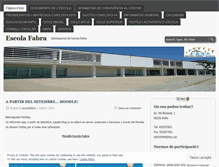 Tablet Screenshot of escolafabra.wordpress.com