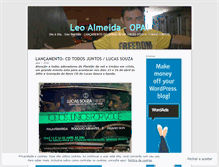 Tablet Screenshot of leoalmeida.wordpress.com