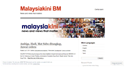 Desktop Screenshot of malaysiakinibm1.wordpress.com