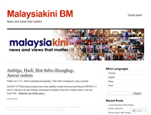 Tablet Screenshot of malaysiakinibm1.wordpress.com