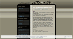 Desktop Screenshot of mytribalwars.wordpress.com