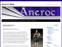 Tablet Screenshot of aneroc.wordpress.com